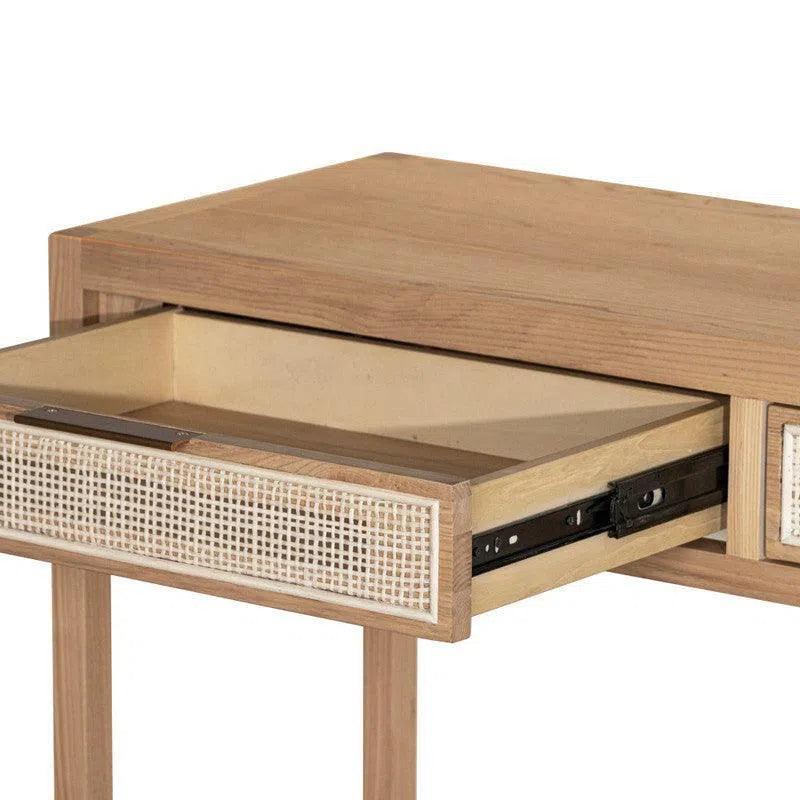 Rattan Console Table - Natural - LOOMLAN - LH Imports - Console Tables