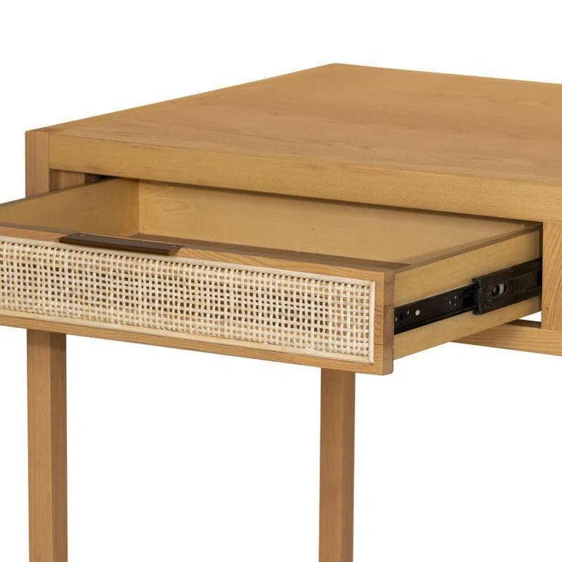 Rattan Desk - Natural-Home Office Desks-LH Imports-LOOMLAN
