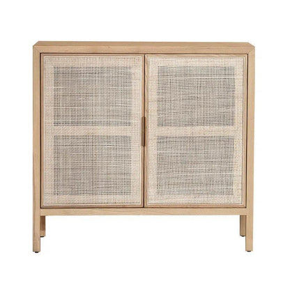 Rattan Small Sideboard - Natural Wood Tone - LOOMLAN - LH Imports - Sideboards