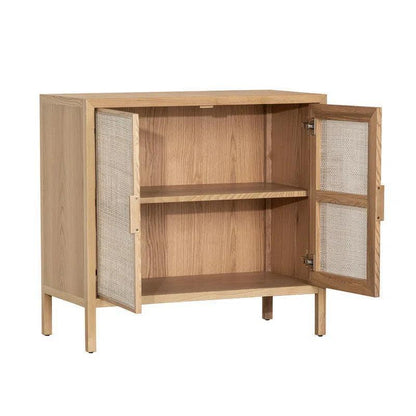 Rattan Small Sideboard - Natural Wood Tone - LOOMLAN - LH Imports - Sideboards