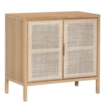 Rattan Small Sideboard - Natural Wood Tone - LOOMLAN - LH Imports - Sideboards