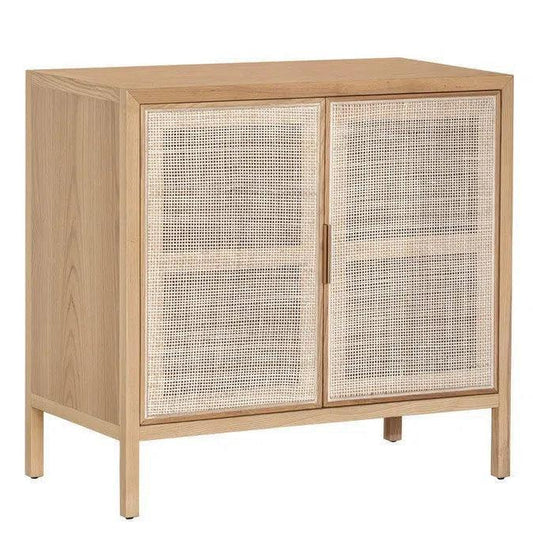 Rattan Small Sideboard - Natural Wood Tone - LOOMLAN - LH Imports - Sideboards