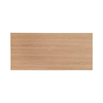 Rattan Oak Wood Dining Table for 6 People-Dining Tables-LH Imports-LOOMLAN