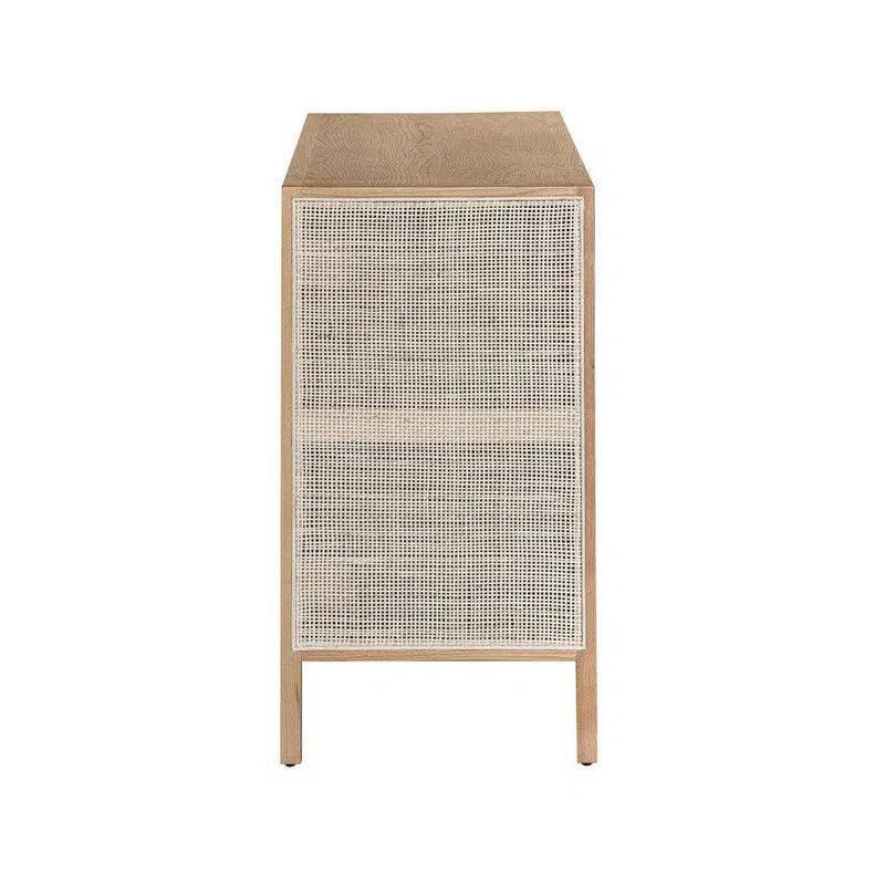 Rattan 3 Door Sideboard - Natural - LOOMLAN - LH Imports - Sideboards