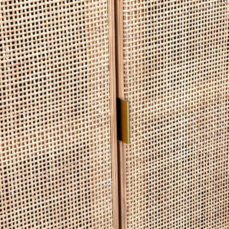 Rattan 3 Door Sideboard - Natural - LOOMLAN - LH Imports - Sideboards