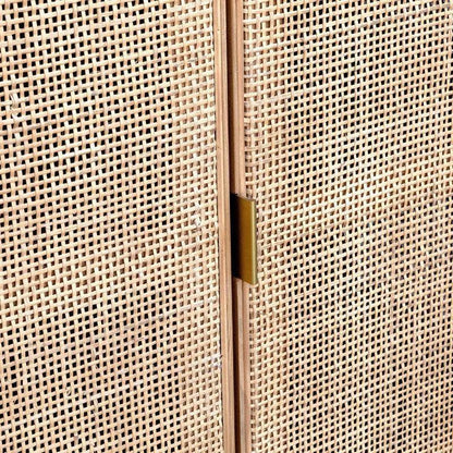 Rattan 3 Door Sideboard - Natural - LOOMLAN - LH Imports - Sideboards