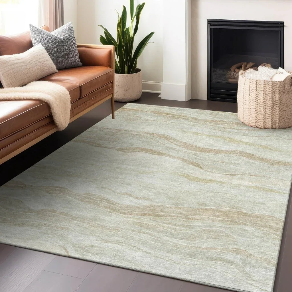 Ravella Brown Washable Indoor - Outdoor Rug - LOOMLAN - LOOMLAN Rugs - Outdoor Rugs