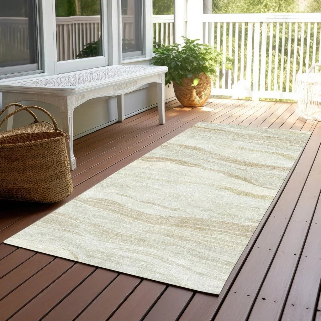 Ravella Brown Washable Indoor - Outdoor Rug - LOOMLAN - LOOMLAN Rugs - Outdoor Rugs