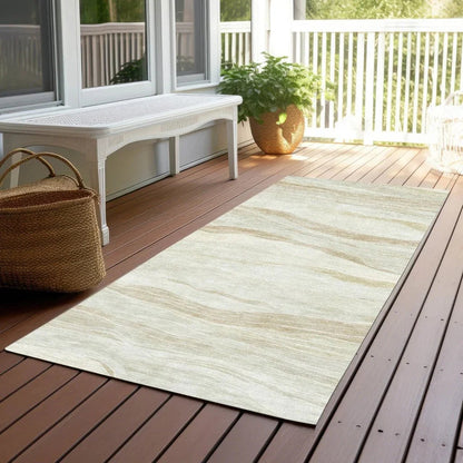 Ravella Brown Washable Indoor - Outdoor Rug - LOOMLAN - LOOMLAN Rugs - Outdoor Rugs