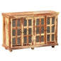 Farmhouse Glass Doors Wooden Cabinet - LOOMLAN - LOOMLAN - Sideboards
