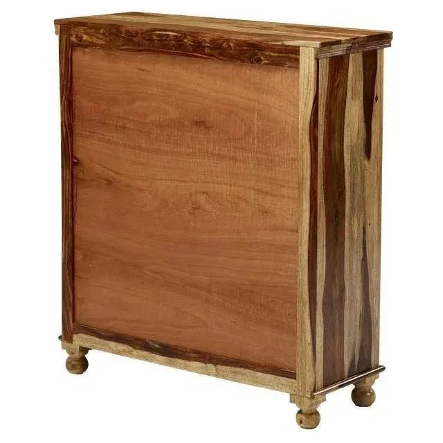 Tahoe 18 Glass and Wood Cabinet - LOOMLAN - LOOMLAN - Accent Cabinets