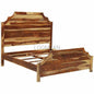Panel Bed Frame with Headboard & Footboard - LOOMLAN - LOOMLAN - Beds