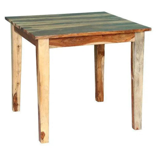 Tahoe Square Natural Wood Bar Table - LOOMLAN - LOOMLAN - Bar Tables