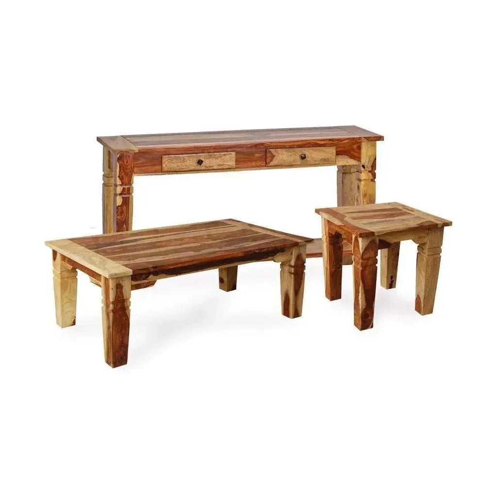 Tahoe Square Wood Lamp Table - LOOMLAN - LOOMLAN - Side Tables