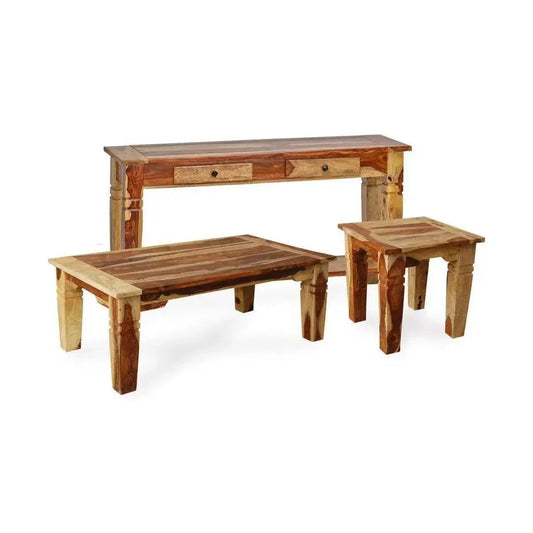 Tahoe Square Wood Lamp Table - LOOMLAN - LOOMLAN - Side Tables