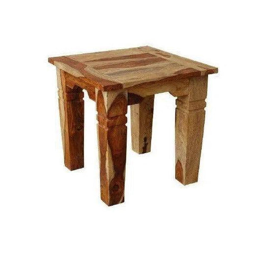 Tahoe Square Wood Lamp Table - LOOMLAN - LOOMLAN - Side Tables