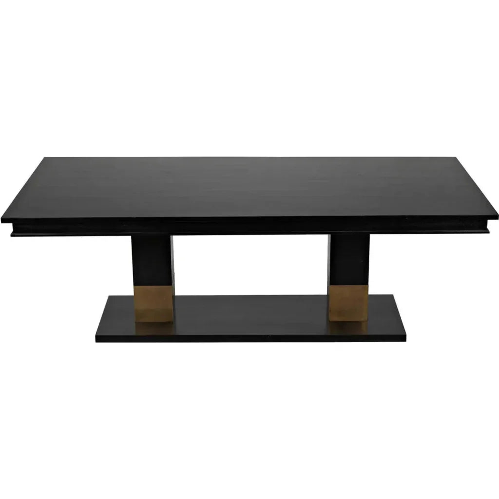 Ravenko Dining Table-Dining Tables-Noir-LOOMLAN