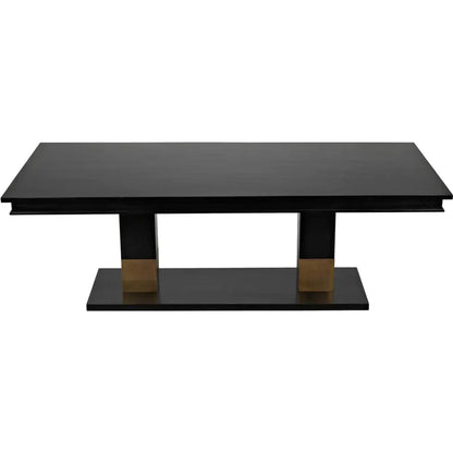 Ravenko Dining Table-Dining Tables-Noir-LOOMLAN