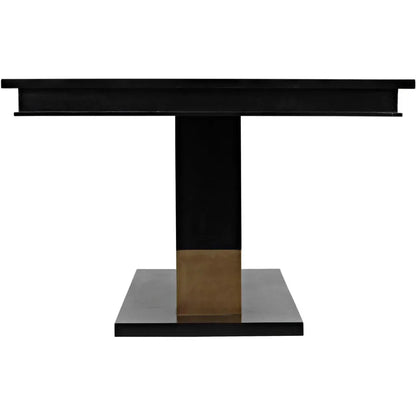 Ravenko Dining Table-Dining Tables-Noir-LOOMLAN