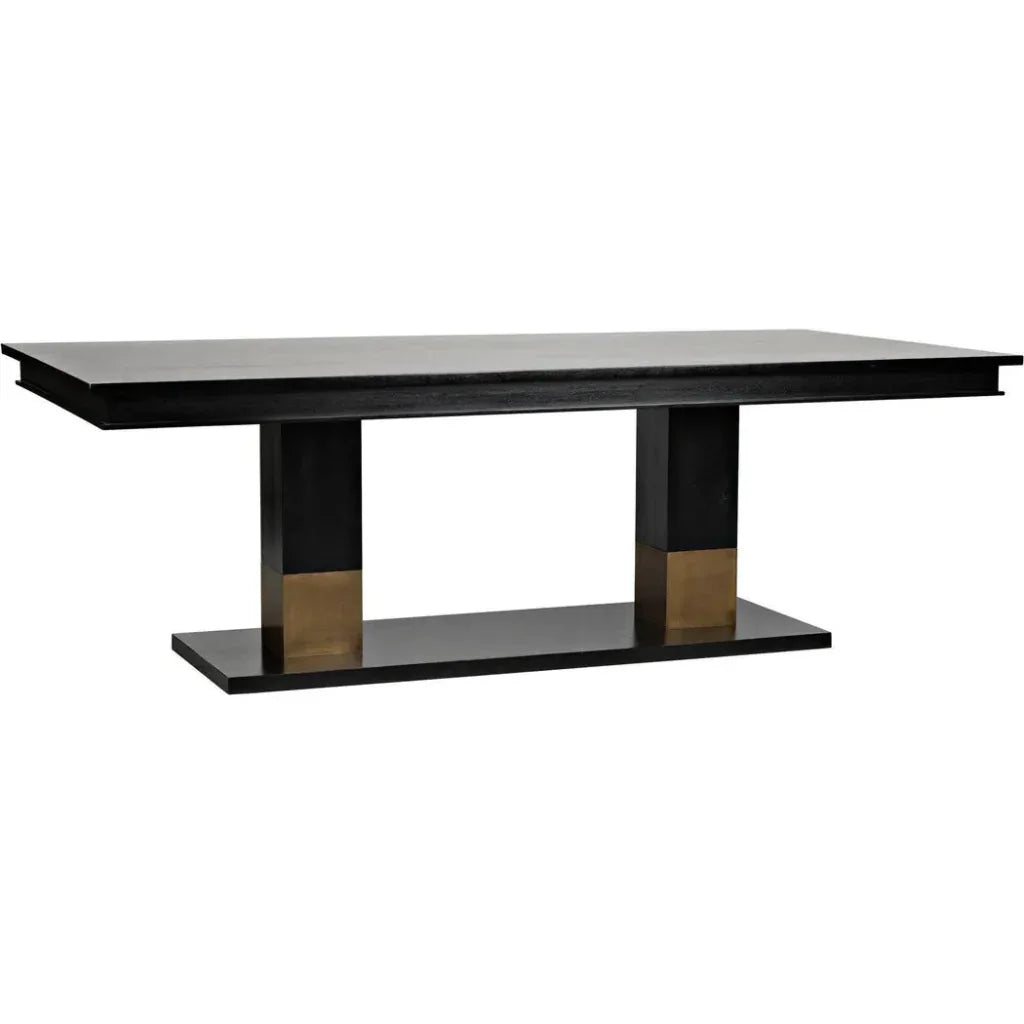 Ravenko Dining Table-Dining Tables-Noir-LOOMLAN