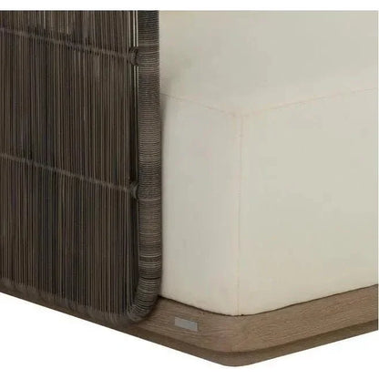 Ravenna Sofa Stinson Cream Outdoor Modern - LOOMLAN - SUNPAN - Outdoor Sofas & Loveseats