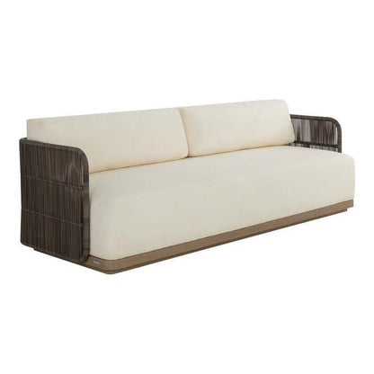 Ravenna Sofa Stinson Cream Outdoor Modern - LOOMLAN - SUNPAN - Outdoor Sofas & Loveseats