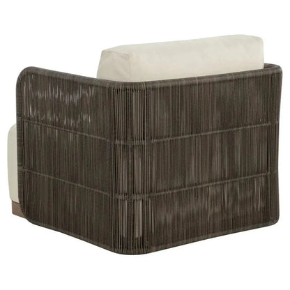 Ravenna Swivel Armchair Stinson Cream Outdoor Chair-Outdoor Lounge Chairs-SUNPAN-LOOMLAN