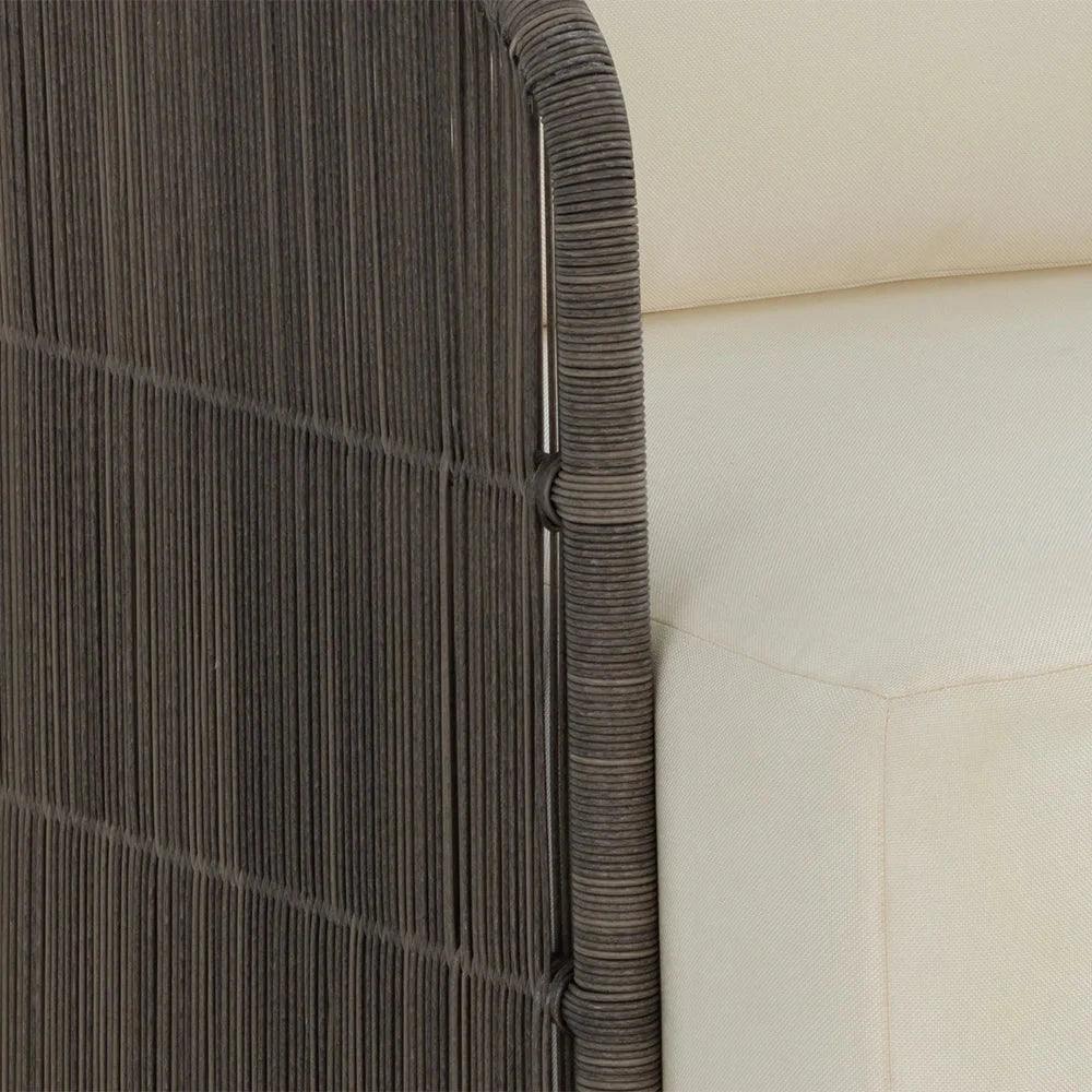 Ravenna Swivel Armchair Stinson Cream Outdoor Chair-Outdoor Lounge Chairs-SUNPAN-LOOMLAN