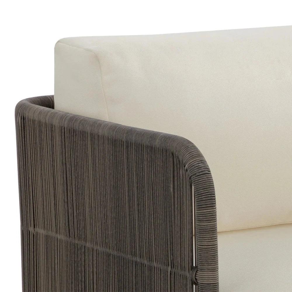 Ravenna Swivel Armchair Stinson Cream Outdoor Chair-Outdoor Lounge Chairs-SUNPAN-LOOMLAN