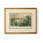 Ravensworth Castle Gold Framed Artwork-Framed Wall Art-Chelsea House-LOOMLAN