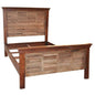 Euro Brown Wooden Bed Frame - LOOMLAN - LOOMLAN - Beds