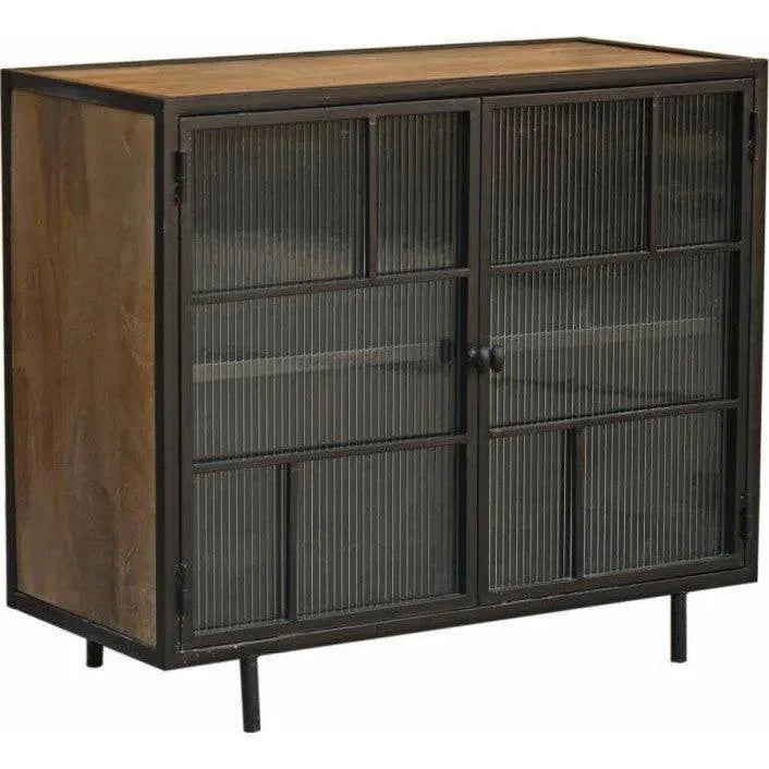 Faillon Wood 2 Door Wood Cabinet - LOOMLAN - LOOMLAN - Accent Cabinets