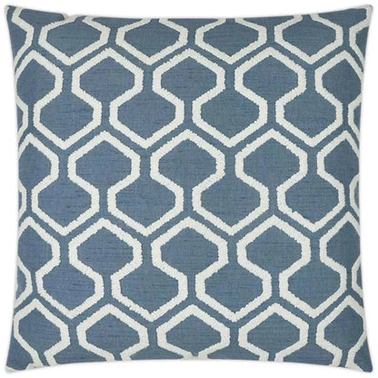 Raw Edges Capri Blue Throw Pillow Insert - LOOMLAN - D.V. Kap - Throw Pillows