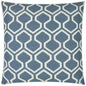 Raw Edges Capri Blue Throw Pillow Insert - LOOMLAN - D.V. Kap - Throw Pillows