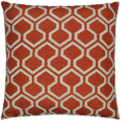 Raw Edges Paprika Throw Pillow With Insert - LOOMLAN - D.V. Kap - Throw Pillows