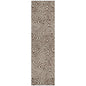 Raya Brown Washable Indoor-Outdoor Rug-Outdoor Rugs-LOOMLAN Rugs-2'3" x 7'6"-LOOMLAN