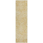 Raya Gold Washable Indoor-Outdoor Rug-Outdoor Rugs-LOOMLAN Rugs-2'3" x 7'6"-LOOMLAN