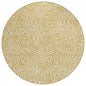 Raya Gold Washable Indoor-Outdoor Rug-Outdoor Rugs-LOOMLAN Rugs-8' x 8'-LOOMLAN