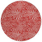 Raya Red Washable Indoor-Outdoor Rug-Outdoor Rugs-LOOMLAN Rugs-8' x 8'-LOOMLAN