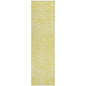 Raya Yellow Washable Indoor-Outdoor Rug-Outdoor Rugs-LOOMLAN Rugs-2'3" x 7'6"-LOOMLAN