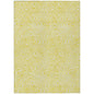 Raya Yellow Washable Indoor-Outdoor Rug-Outdoor Rugs-LOOMLAN Rugs-2'6" x 3'10"-LOOMLAN