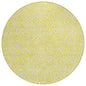 Raya Yellow Washable Indoor-Outdoor Rug-Outdoor Rugs-LOOMLAN Rugs-8' x 8'-LOOMLAN