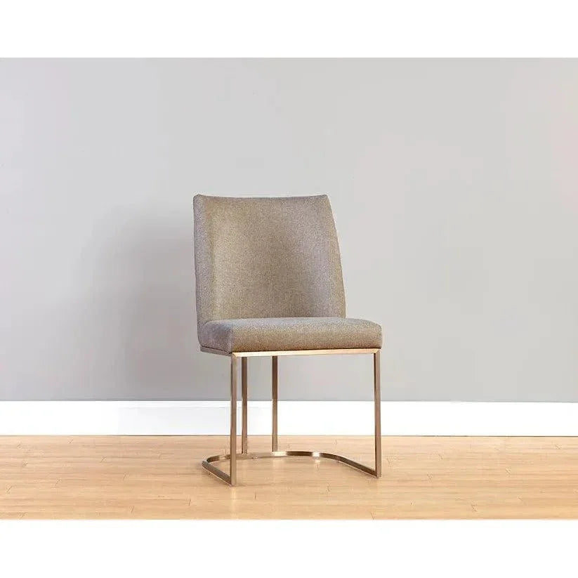 Rayla Beige Dining Chair - LOOMLAN - SUNPAN - Dining Chairs