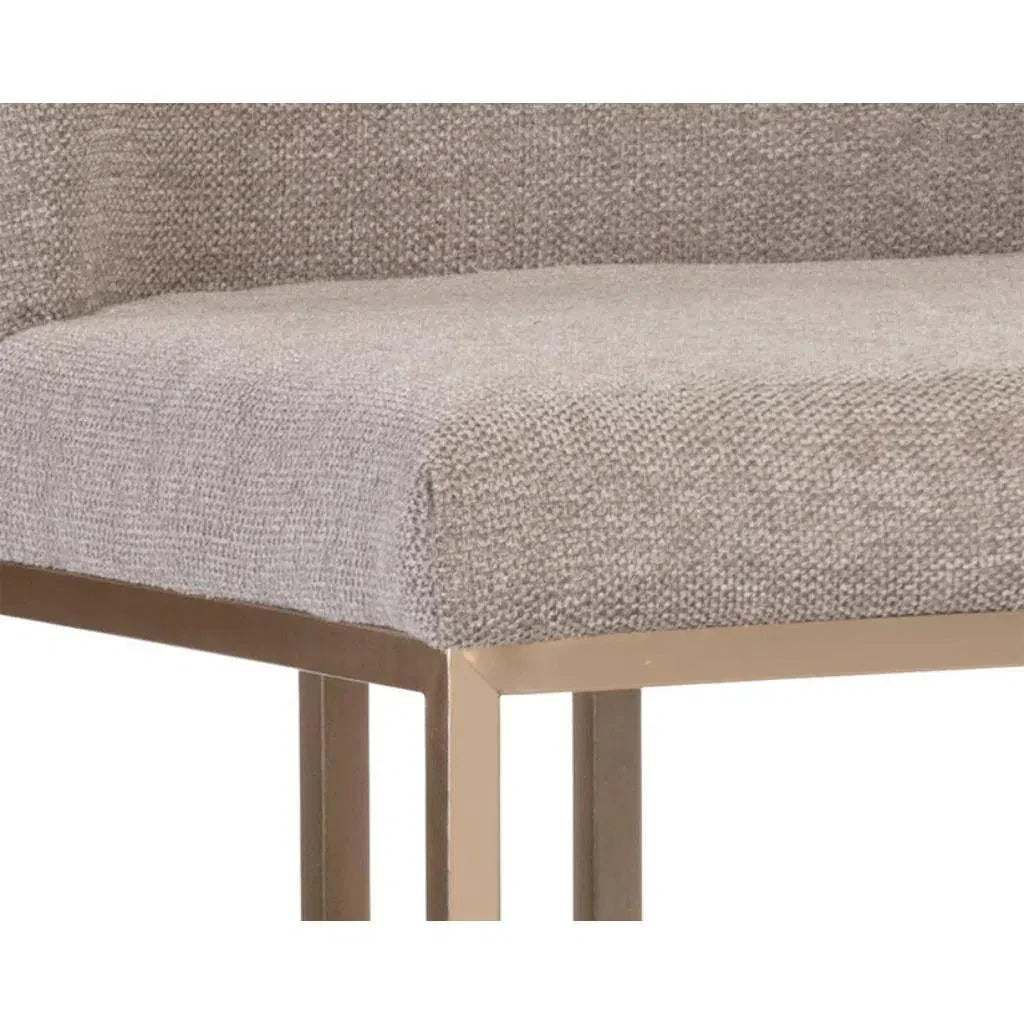 Rayla Fabric Counter Stool - LOOMLAN - SUNPAN - Counter Stools