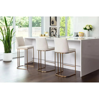 Rayla Fabric Counter Stool - LOOMLAN - SUNPAN - Counter Stools