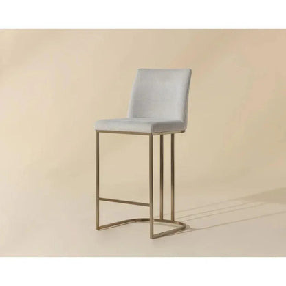 Rayla Fabric Counter Stool - LOOMLAN - SUNPAN - Counter Stools