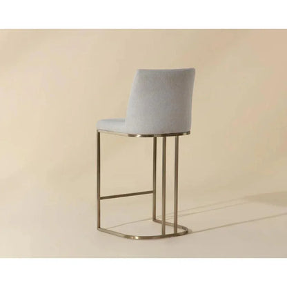 Rayla Fabric Counter Stool - LOOMLAN - SUNPAN - Counter Stools