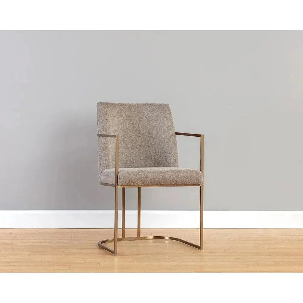 Rayla Beige Dining Chair - LOOMLAN - SUNPAN - Dining Chairs