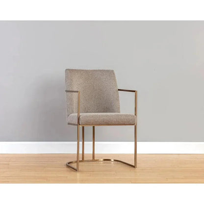 Rayla Beige Dining Chair - LOOMLAN - SUNPAN - Dining Chairs