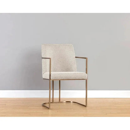 Rayla Beige Dining Chair - LOOMLAN - SUNPAN - Dining Chairs